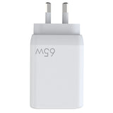TODO 65W GaN USB Type C Charger Adaptor 3 Port Universal Charging Station 3.25A