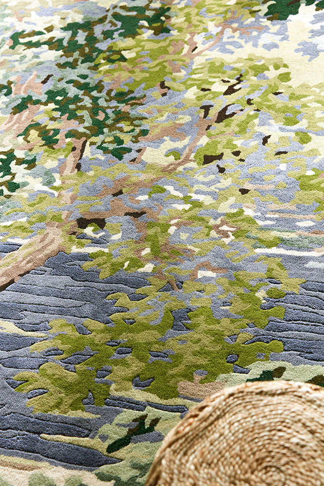Sanderson Ancient Canopy Forest Green 146708 Rug