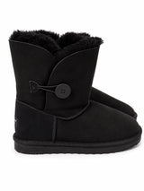 Australian Leather Ugg 1Button Classic Short - Black - 13