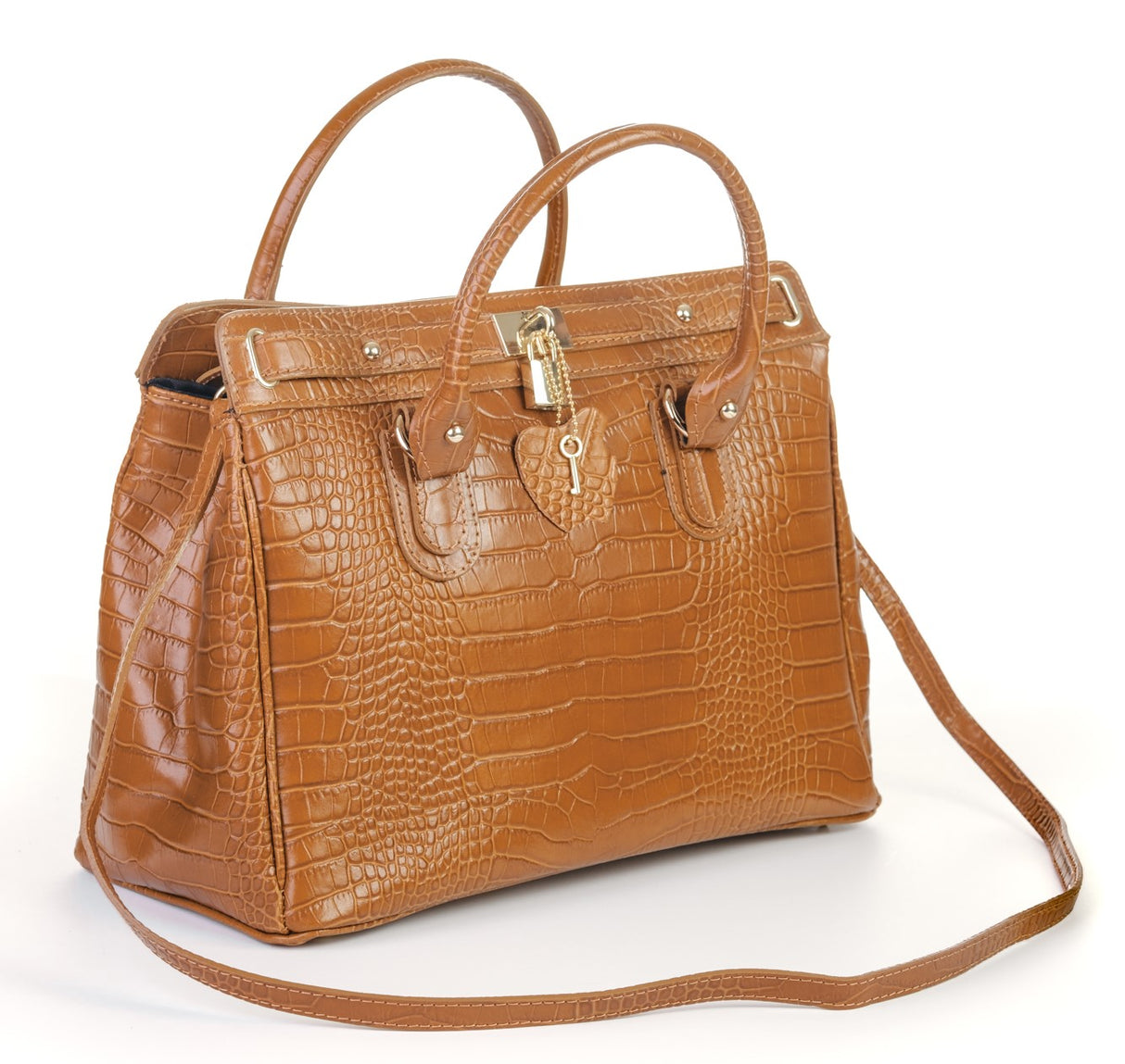 Bosccolo Tote - Croco Camel