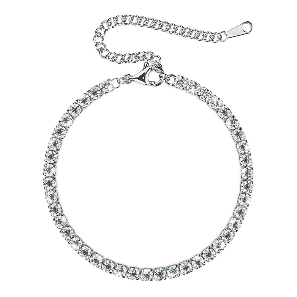 Krystal Couture Arena Crystal Tennis Bracelet Embellished with SWAROVSKI Crystals