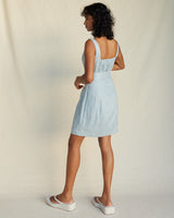 Amelius Silas Linen Mini Dress - Periwinkle