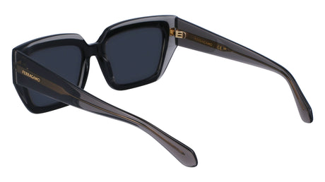 Salvatore Ferragamo SF2002S Womens Sunglasses - Transparent Grey/Black