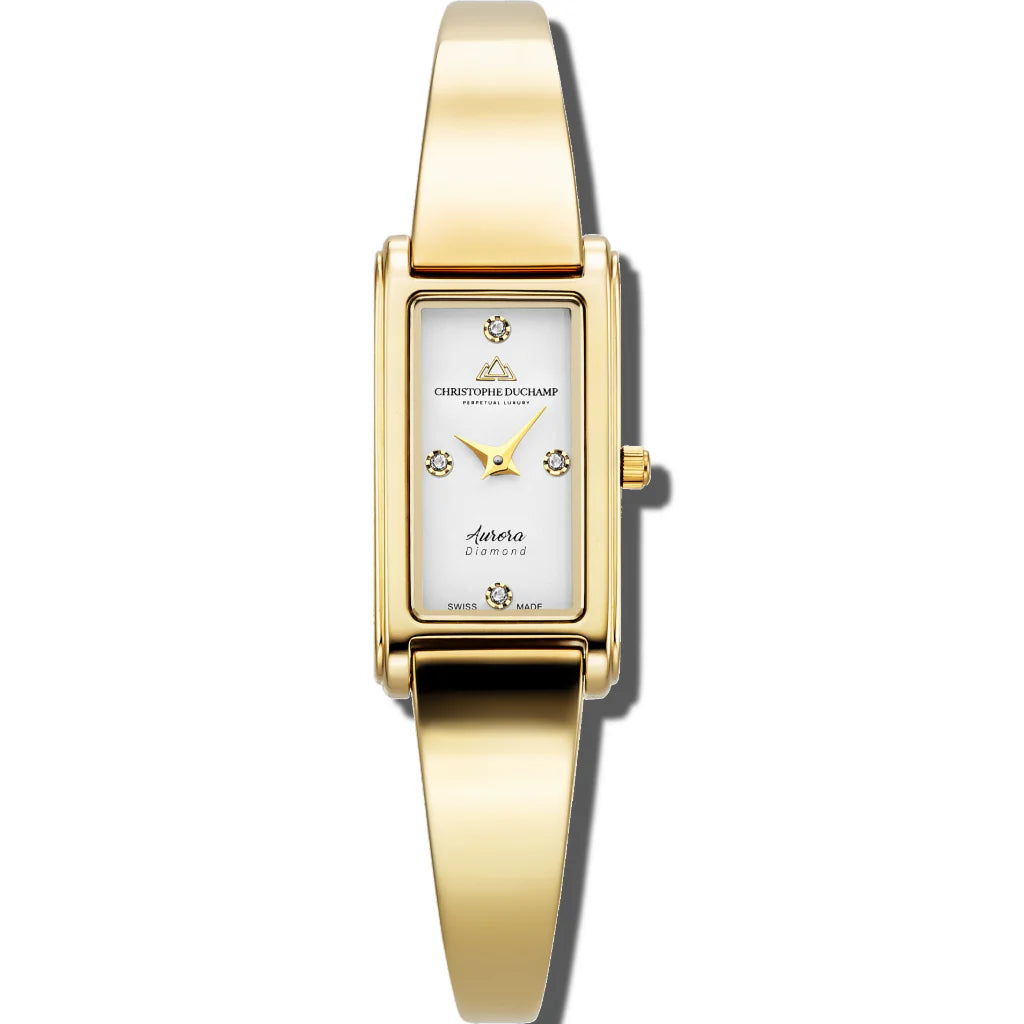 Christophe Duchamp Aurora - White Dial & 316L Stainless Steel Strap
