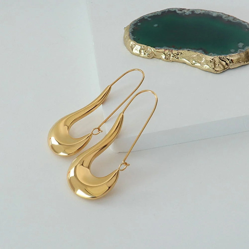 Bullion Gold Dakota Chunky Gold Hoop Earrings