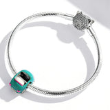 Solid 925 Sterling Silver Vintage Car Pandora Inspired Bead Charm