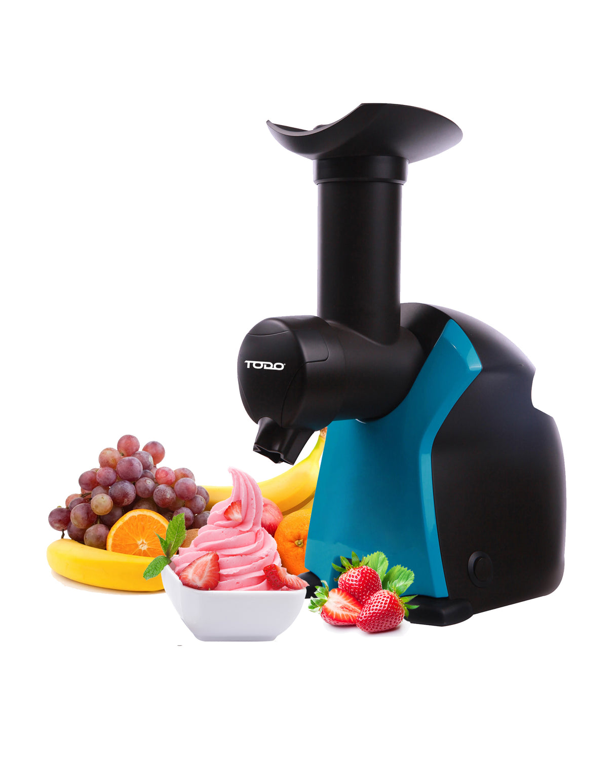TODO Frozen Fruit Dessert Maker Blender Gellato Banana Healthy Ice Cream 250W Blue