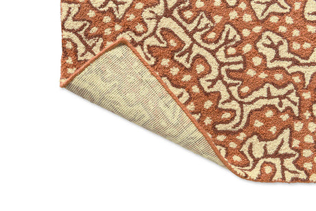 Sanderson Truffle Sandstone 446003 Outdoor Rug