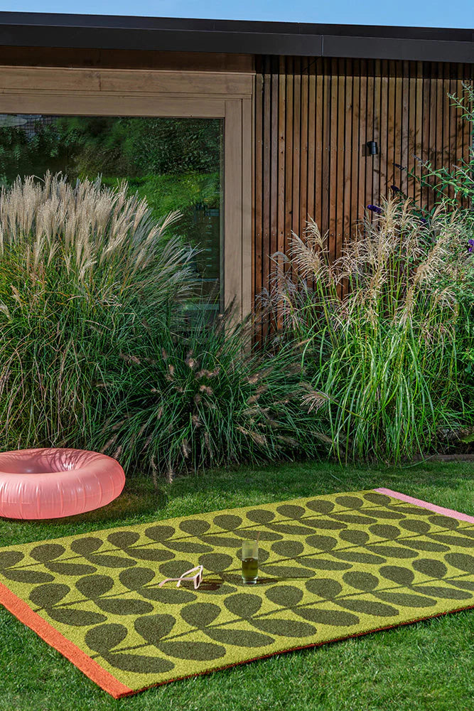 Orla Kiely Solid Stem Seagrass 464507 Outdoor Rug
