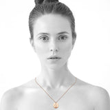 Bullion Gold Initials Fabulous Alphabet Letter Necklace Rose Gold Layered Steel Jewellery