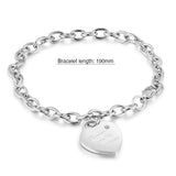 Bullion Gold Forever You'Re My Lover Bracelet White Gold