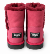 Australian Leather Ugg Classic 1Button Short - Tomato - AU7