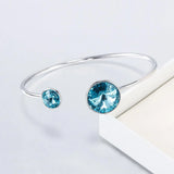 Krystal Couture Serene Bangle Embellished with SWAROVSKI Crystals