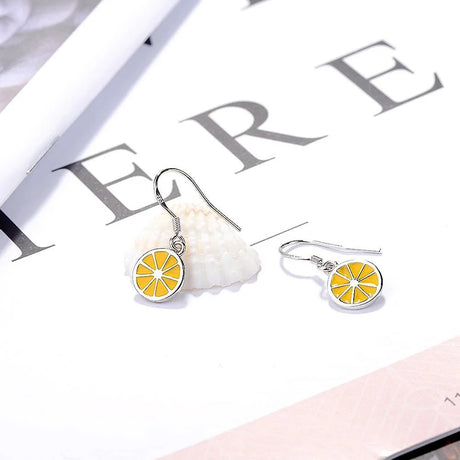 Cute Funky Lemon Earrings