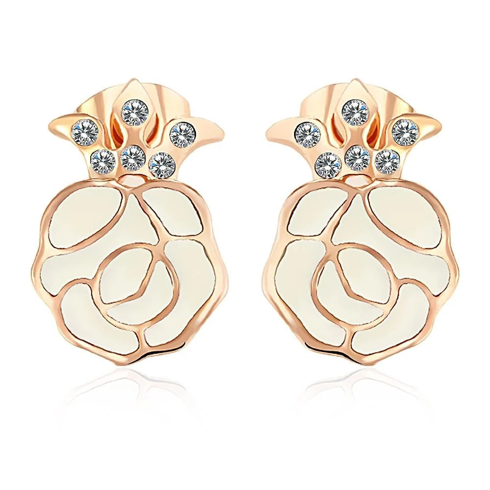 Boxed 2pr Rosie Stud Earrings Embellished with SWAROVSKI® Crystals