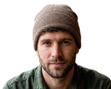 Cherry Red Marle Beanie - Brown