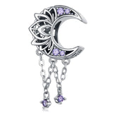Solid 925 Signature Silver Akhira Moon Goddess Charm