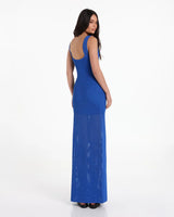 Lost In Lunar Natanya Knit Dress - Cobalt