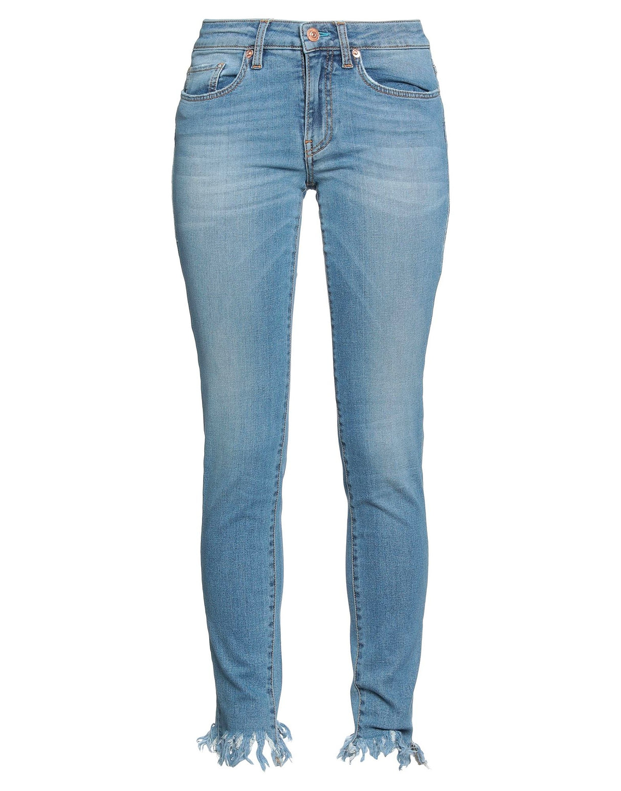 Maison Clochard Womens Jeans - Blue