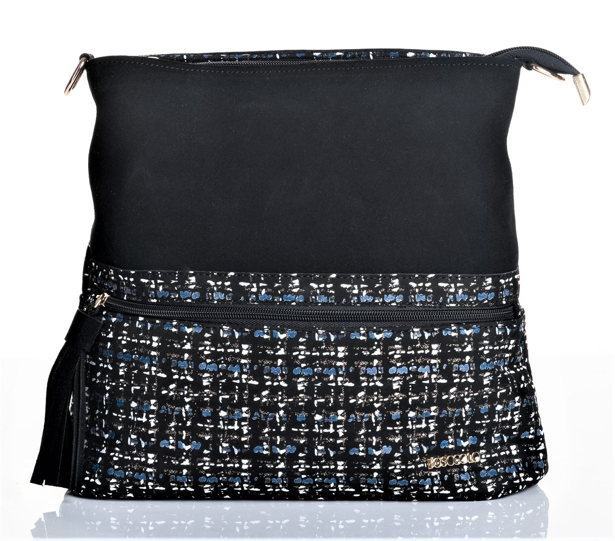 Bosccolo Flat Bag - Blue Tweed