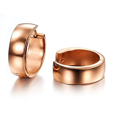 Bullion Gold Pure Bullion Rose Gold Hoops