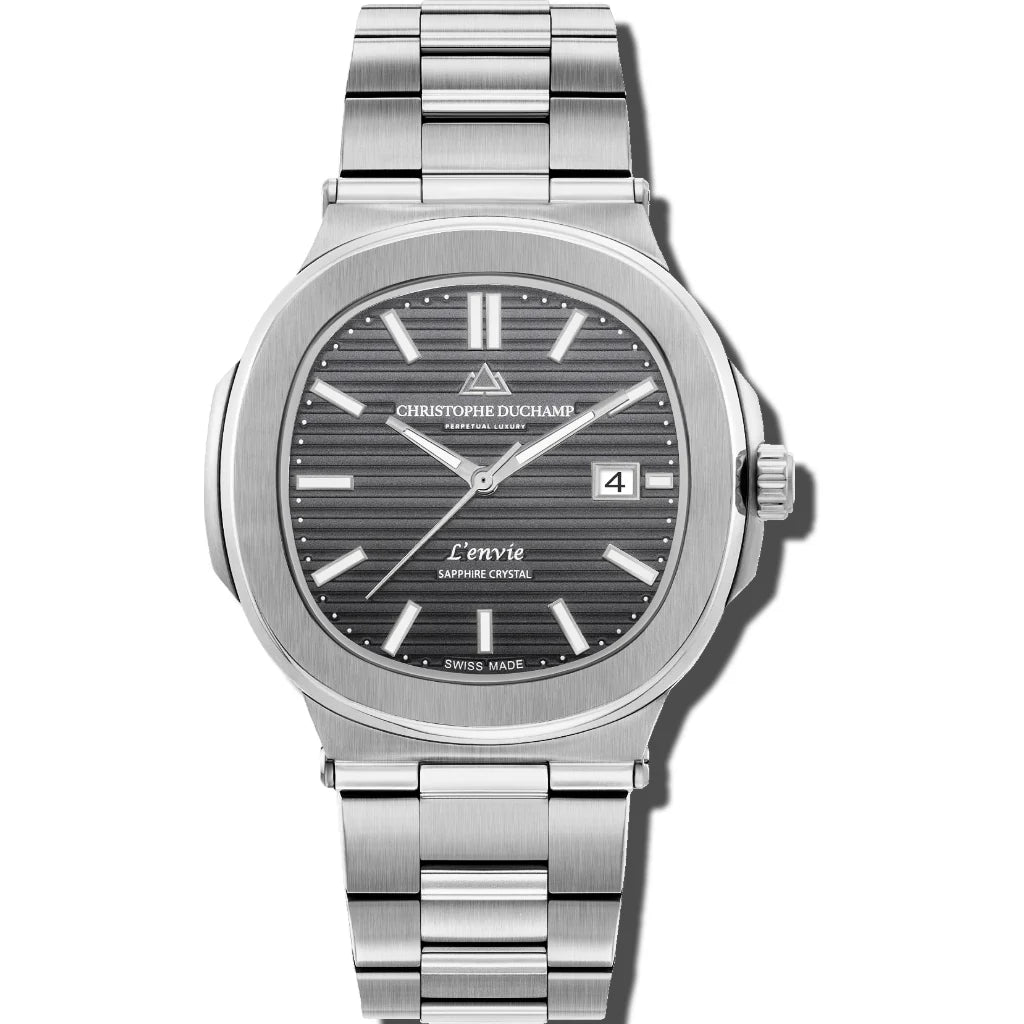 Christophe Duchamp L'envie - Grey Dial & 316L Stainless Steel Strap