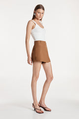 Madison The Label Val Knit Top - White