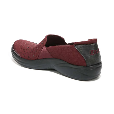 Bzees Poppyseed Slip-On - Windsor Red Rhinestone
