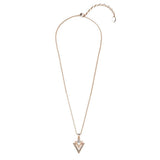 Boxed Trilateral Set Embellished with SWAROVSKI® Crystals In Rose Gold
