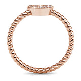 Boxed Krystal Couture Sensational Lux Watch with Ring Set Embellished Crystals from SWAROVSKI® in Rose Gold