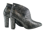 Bosccolo Womens Boots - Silver/Black Scales