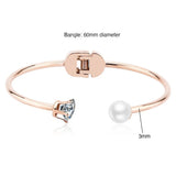 Bullion Gold Pearl And Sparks Bangle