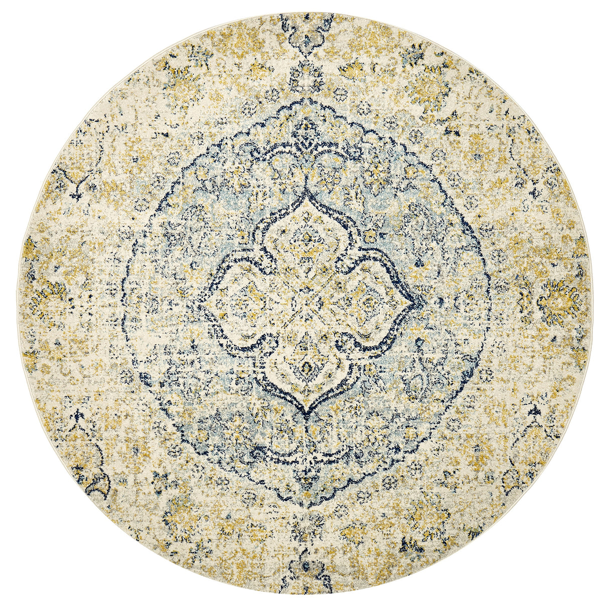 Museum 867 Sky Round Rug