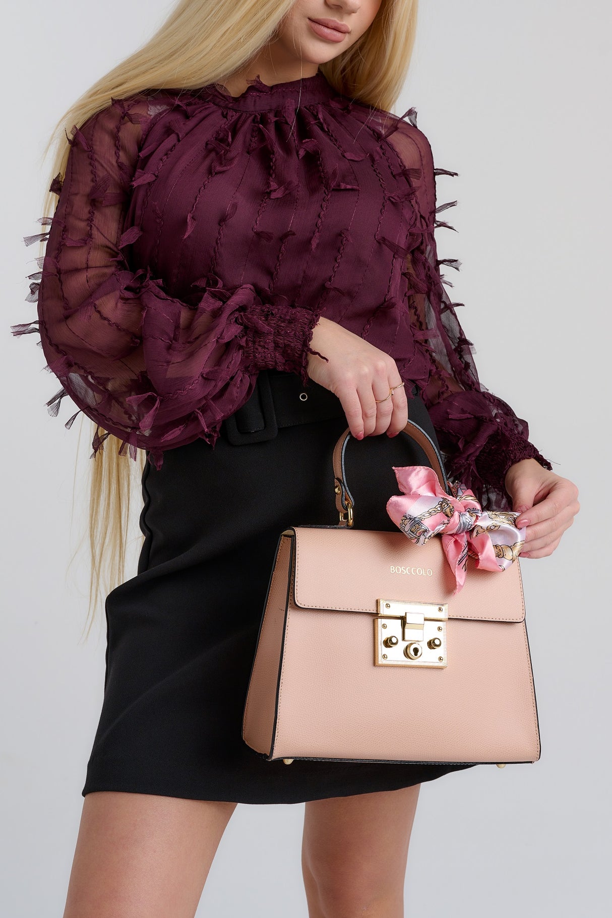 Bosccolo Shoulder Bag In Pink