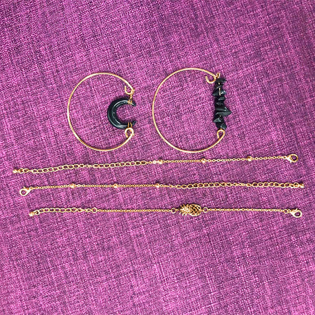 Bohemian 5-Piece Charm Bead Bracelet Set