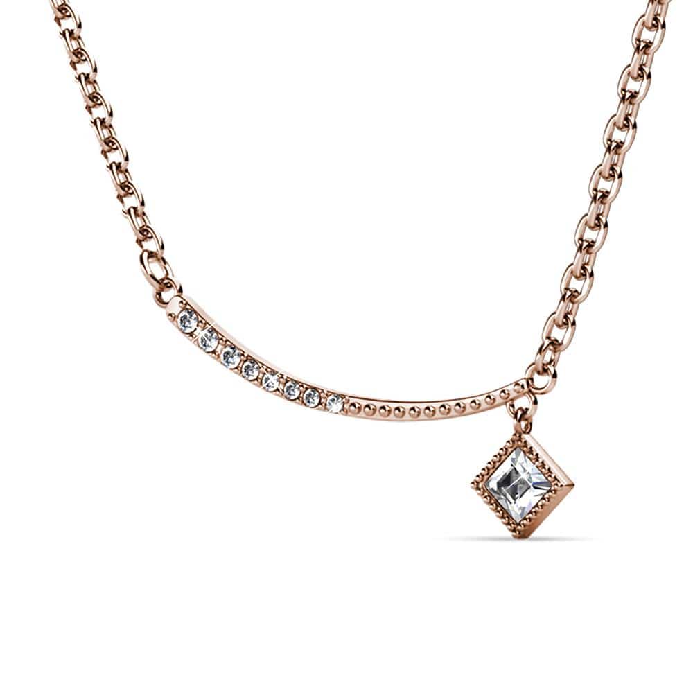 Boxed Sparkling Set Embellished with SWAROVSKI® Crystals In Rose Gold