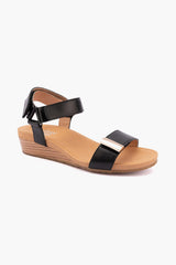 Silver Lining Utica Plain Black
