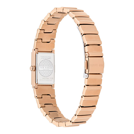 Ted Baker Womens Lileey Pink Rose Gold-Tone 27mm Bracelet Watch