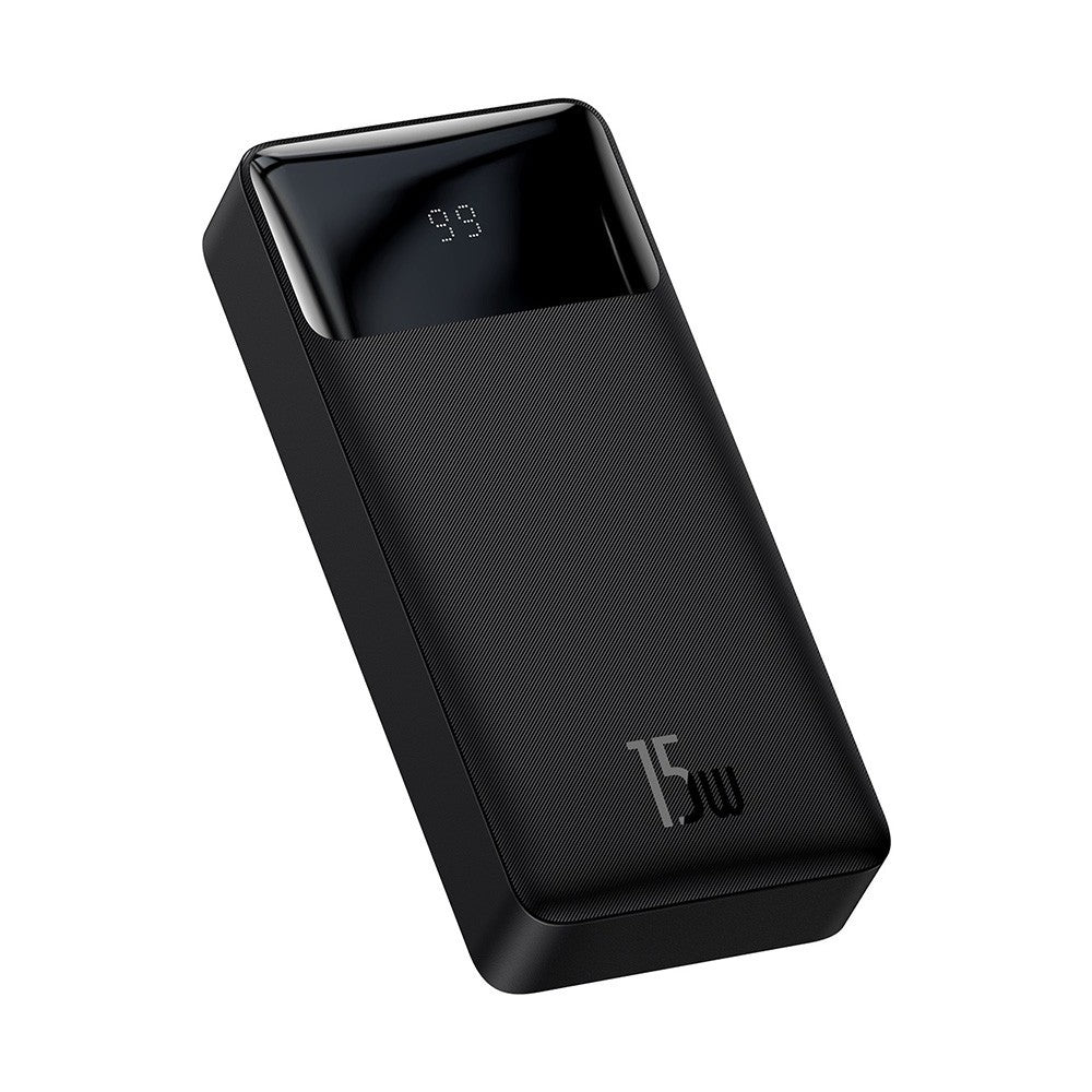 Baseus Bipow Power Bank 20000mAh 15W Digital LED Display USB Type-C Type-A - Black