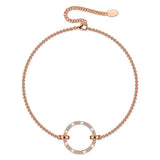 Krystal Couture Orbit of Beauty Bracelet Embellished with SWAROVSKI Crystal in Rose Gold