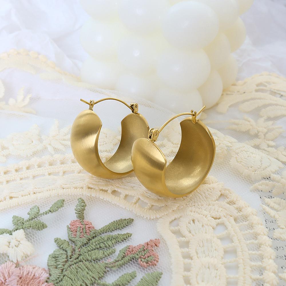 Bullion Gold Posh Gold Hoop Earrings