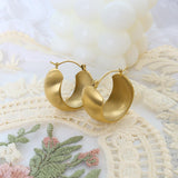 Bullion Gold Posh Gold Hoop Earrings