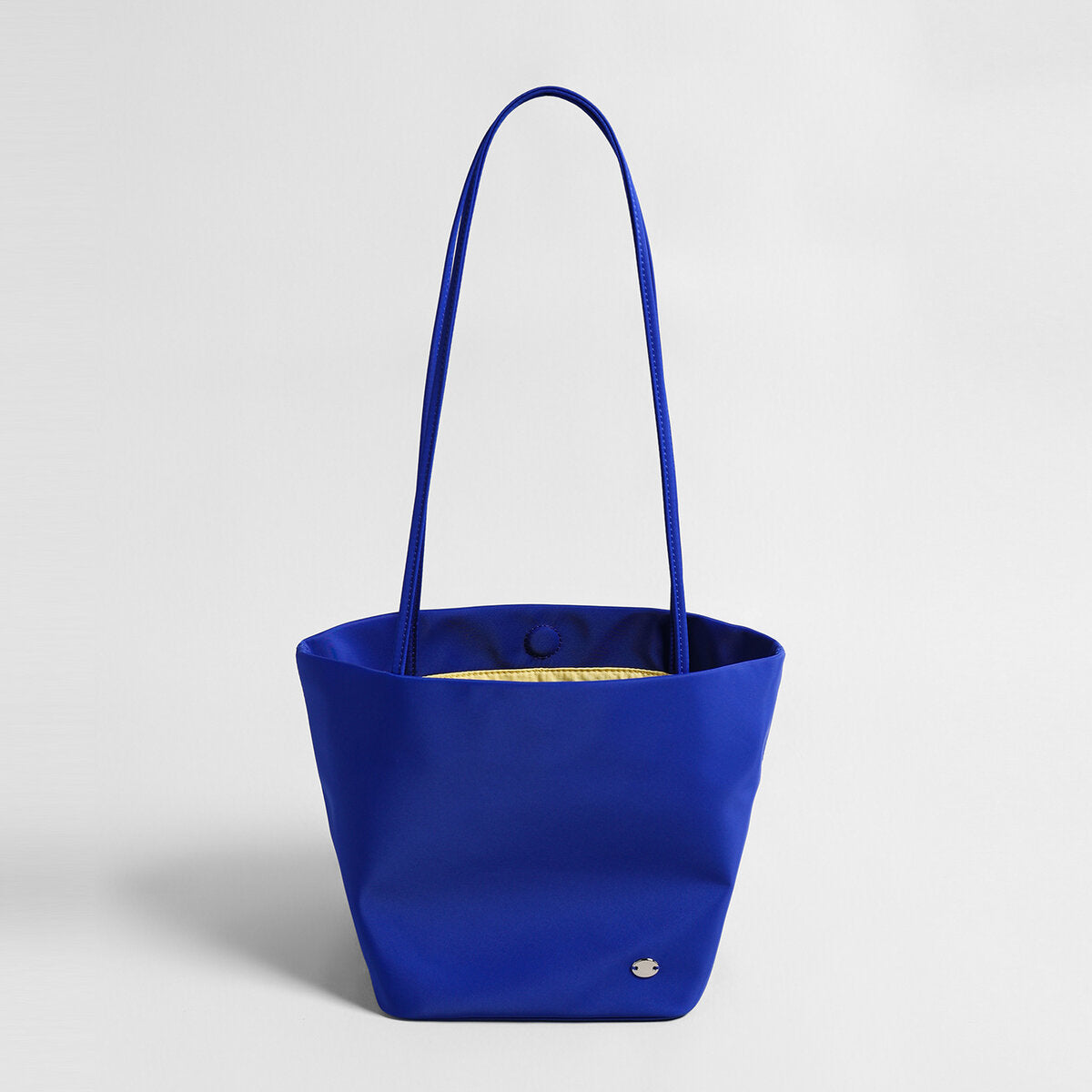 Waterproof Nylon Slouchy Bucket Tote - Sapphire