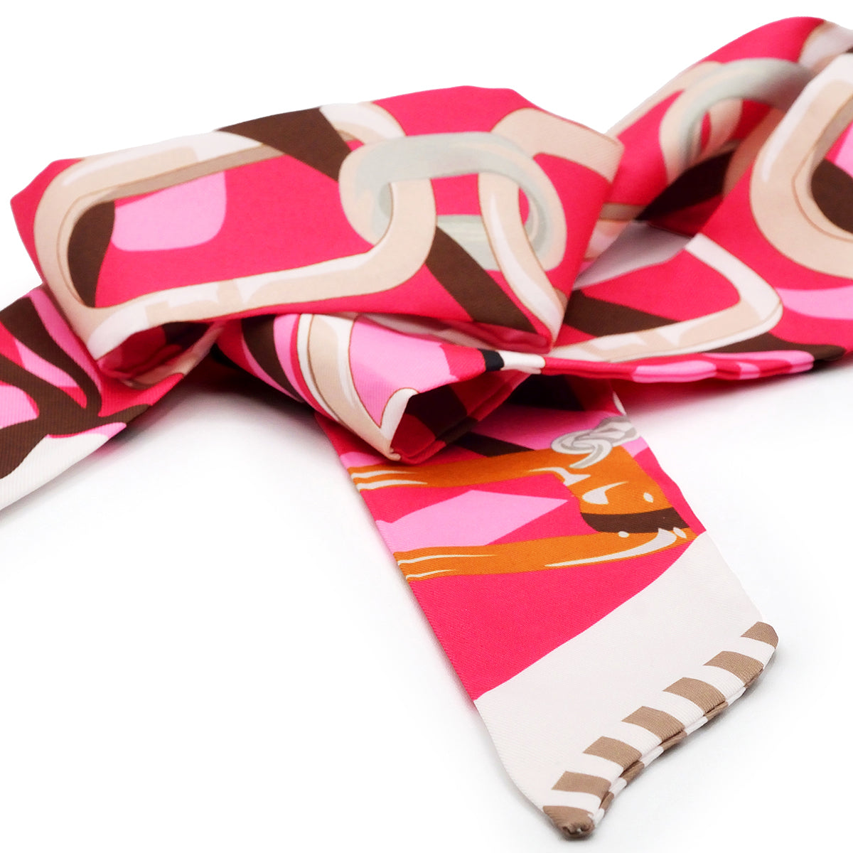 Pink Tie Scarf