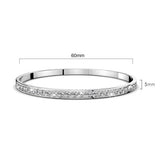 Krystal Couture 360 Classic Bangle Embellished with SWAROVSKI Crystals