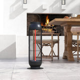 Havana s Portaheat 1000 Electric Heater Patio Stainless Steel Black