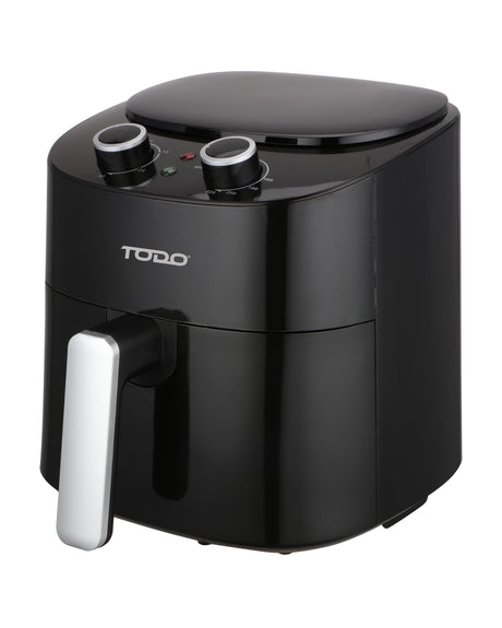 TODO 4.2L Air Fryer 1300W Convection Oven Fan Forced Multi Function Cooker Analog �� Black