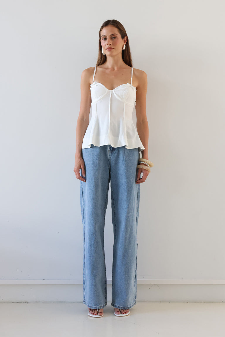 Madison The Label Jiana Top - White