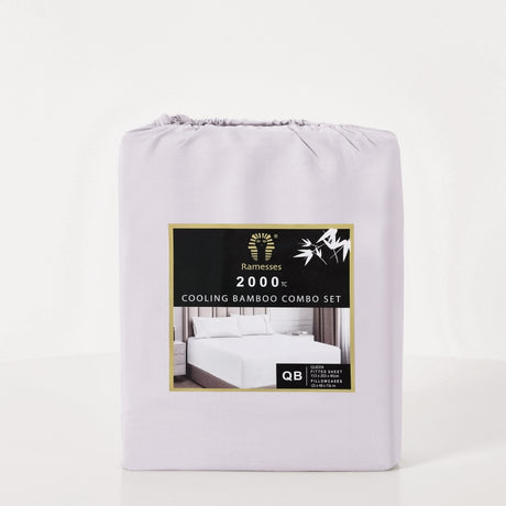 Ramesses 2000TC Cooling Bamboo Combo Set - Lavender Fog