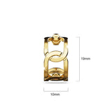 Bullion Gold Stellar Bullion Fusion Huggie Earrings
